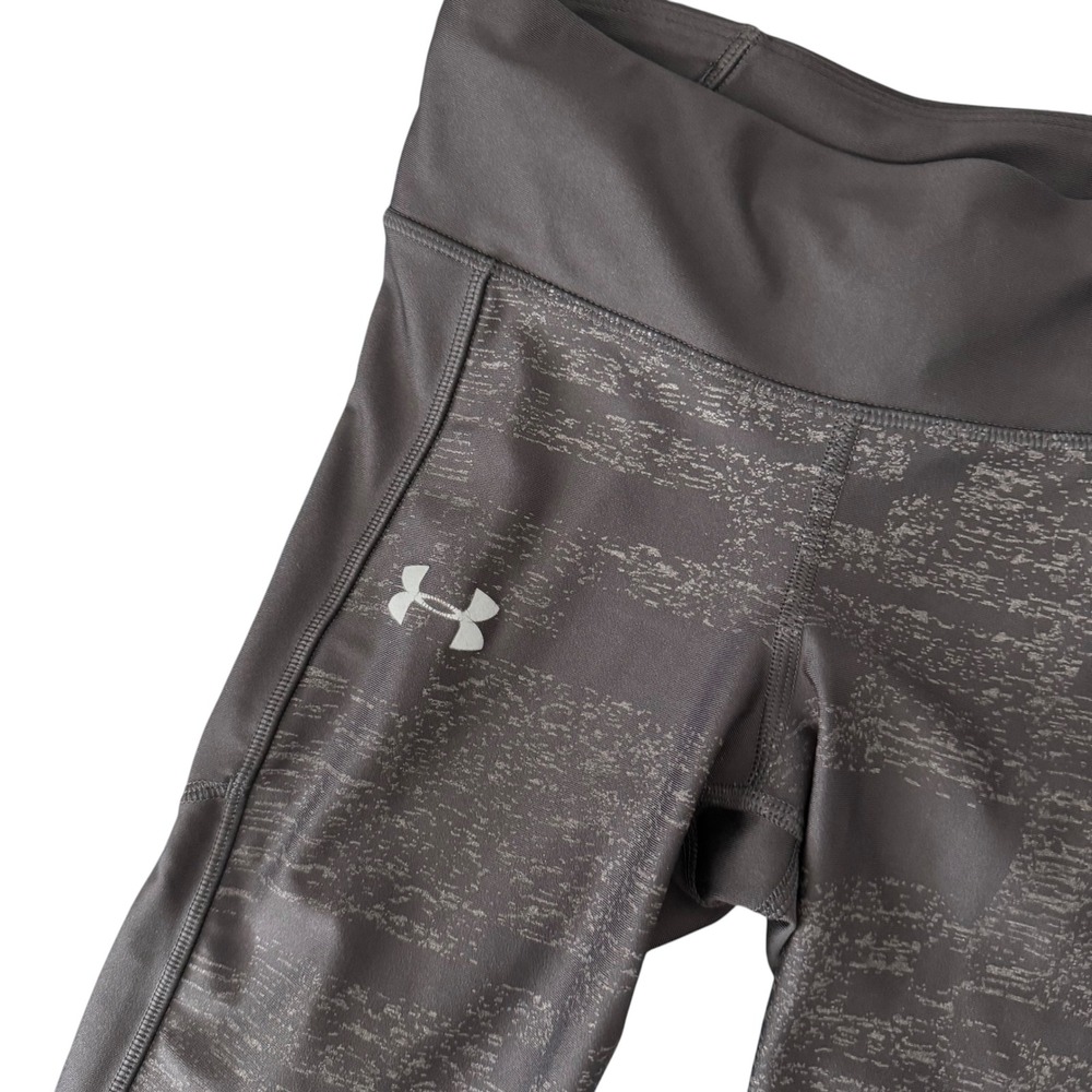 Under Armour HeatGear Compression Leggings Women Small Charcoal Gray Excellent - Picture 7 of 13